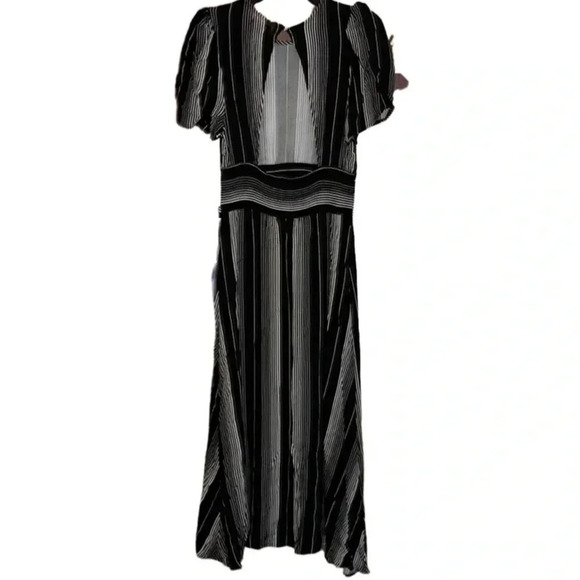 AFRM Lala High Neck Midi Dress Size Medium - Picture 8 of 13